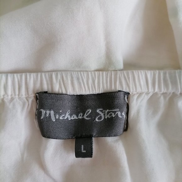 Michael Stars Womens Ocean Ombre Gray Tie Dye Slits Maxi Skirt Size L - Picture 6 of 8